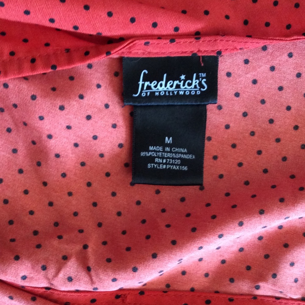 Fredrick's of Hollywood polkadot romper si… - Picture 5 of 8